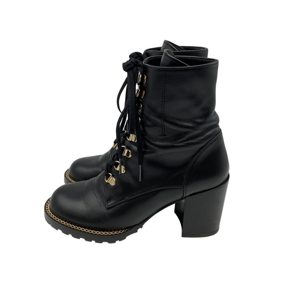 Stuart Weitzman Black Kolbie Ankle Boots Size 6.5 - Picture 3 of 6